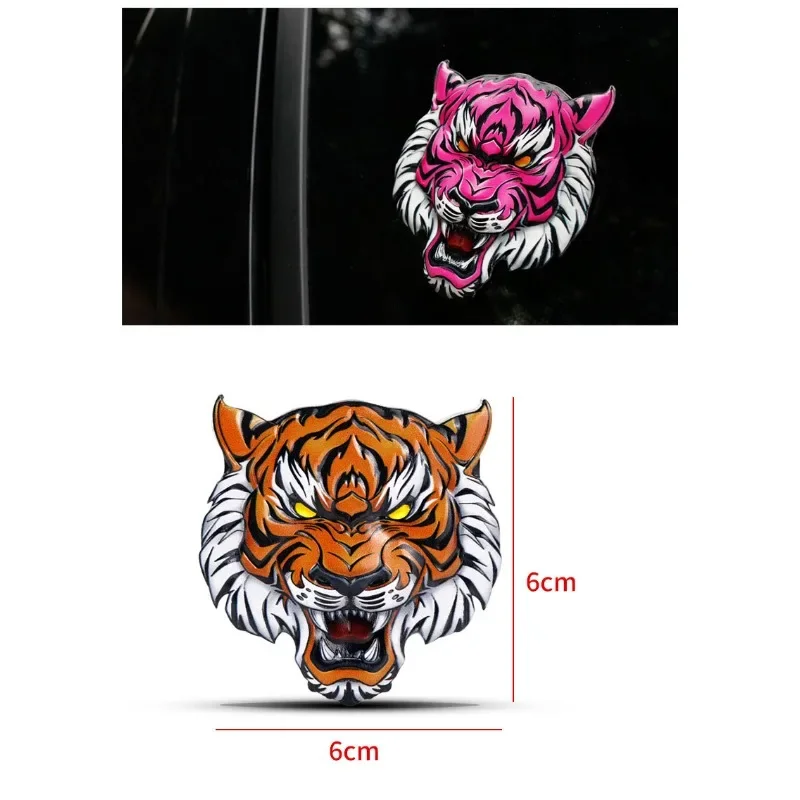 Tiger Metal Stickers For Car Motorcycle Motocross Motorbike Electric Bike Go-kart ATV UTV Body Scratches Masking Decal