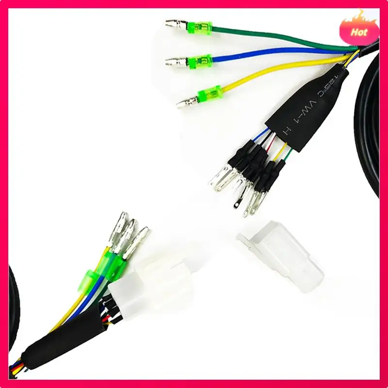 Multi 10Pcs 60Cm E-Bike 9Pin Motor Convert Extension Cable Cord Waterproof Connector For Bafang Front Rear Wheel Hub Motors