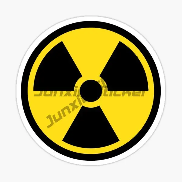 Funny Nuclear Radiation Warning Mark Car Sticker Vinyl Decal Attention Radioactive Sticker