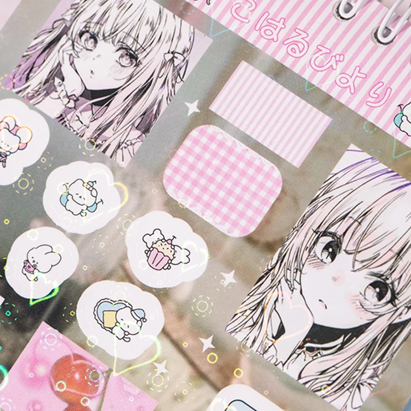 2 Style Stickers Wishes Share Diary Coil Sticker Notebook Clipbook Sticker Water Cup Sticker Album Memo Book Handmade Decoration