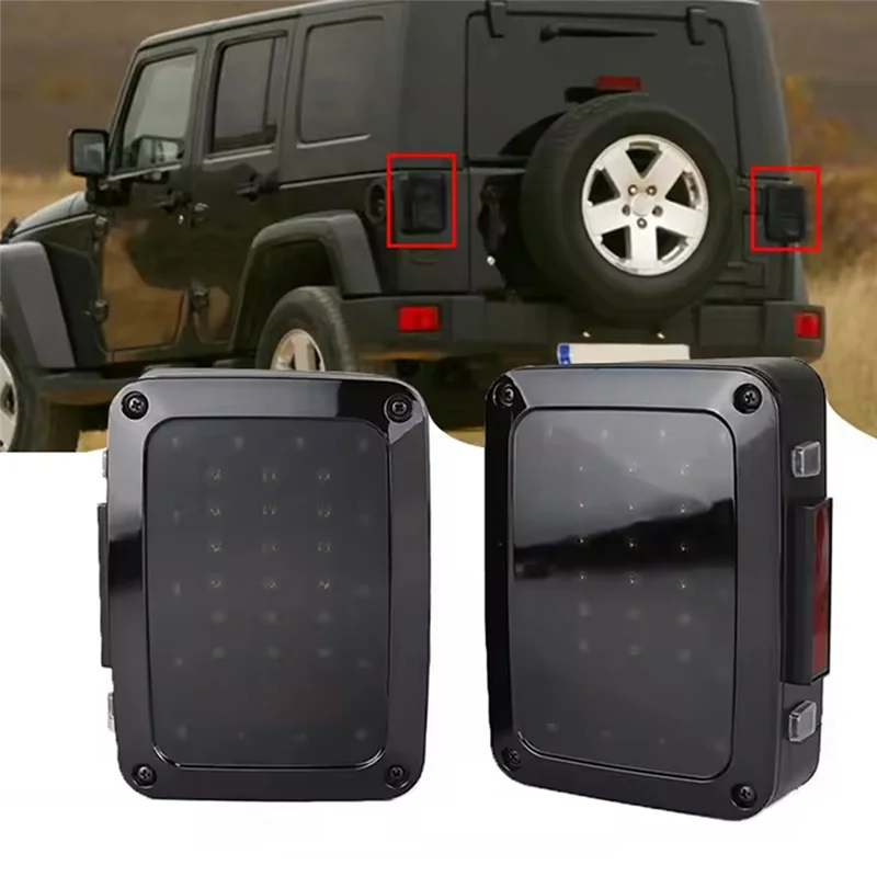 

Для JEEP Wrangler JK 2/4 двери 2007-2017 Для EUROPEAN версии 40 светодиодов IP67 Автомобильные задние фонари Задний указатель поворота Стоп-сигнал Fit-A28K