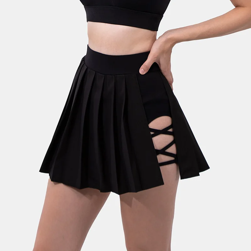 Golf Skirt Sports Yoga Golf Pleated Short Skirt Quick-drying Outdoor Running Gym Lightweight Tennis Skirts for Women with Pocket