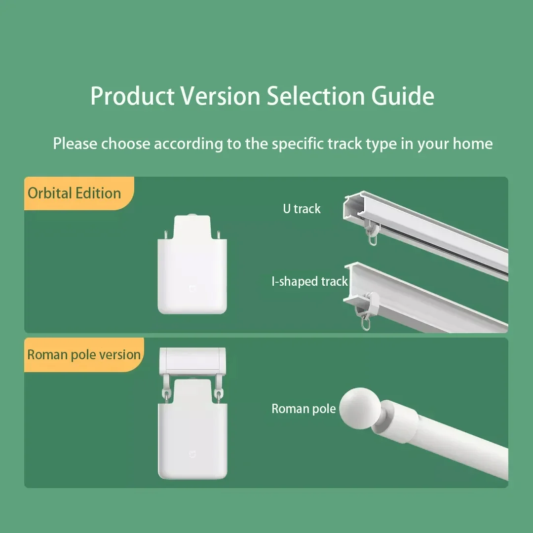 Xiaomi mijia Smart Curtain Motor Voice Control Switch Electric Curtain Robot Mi Home APP Control Timer Setup Mesh Smart Linkage