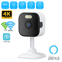 5MP / 2MP / 8MP 4K Mini WiFi Smart Home Security Camera HD Motion Detection Two-way Audio O-KAM Pro App & Support Alexa Google