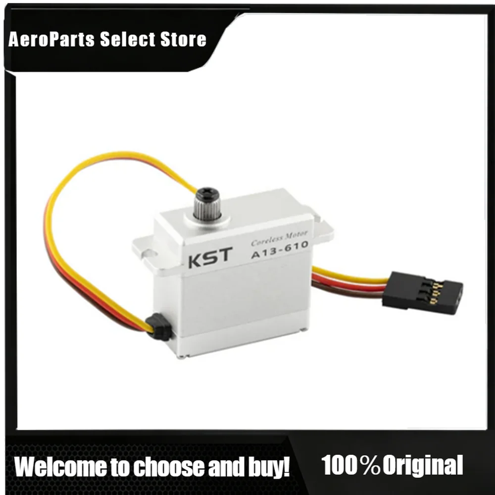 AParts KST A13-610 9kg 0.10sec Hardened Steel Coreless Servo Motor For High Performance RC Gliders Airplane