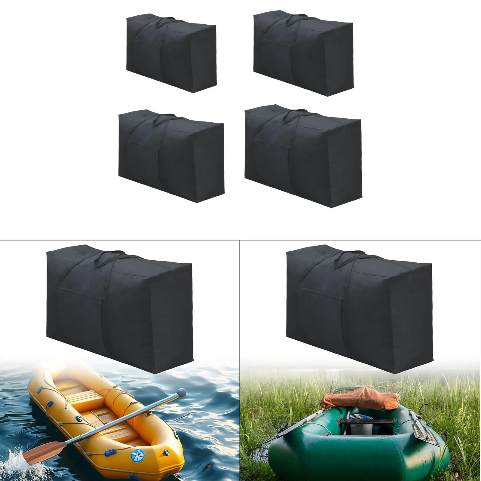 Kayak Carrying Bag Handbag Waterproof Furniture Storage Strong Totes for Travelling Camping Canoeing Rafting Swimming