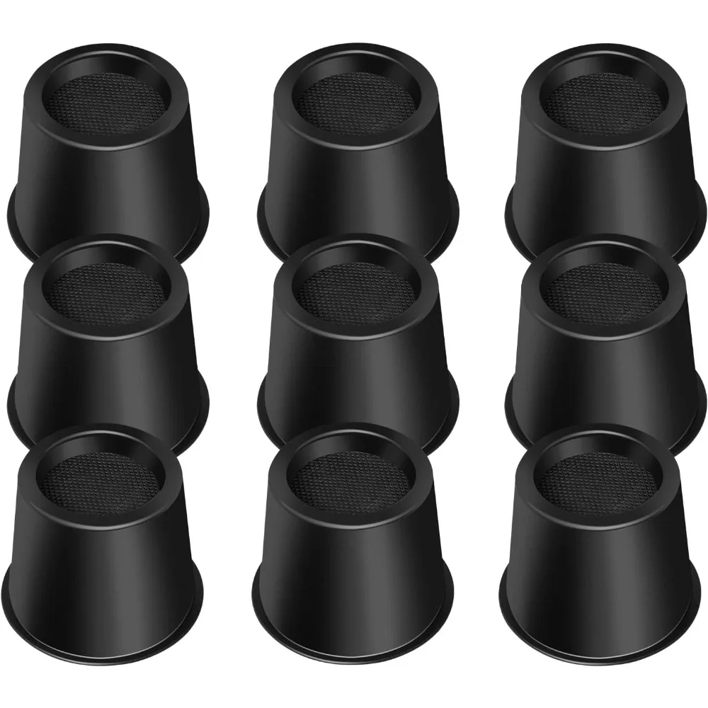 

Bed Risers 4 inch, Heavy Duty Round Furniture Risers Lifts 4 for Table, Desk Leg, Sofa, Couch, Bed Frame Risers Suppor