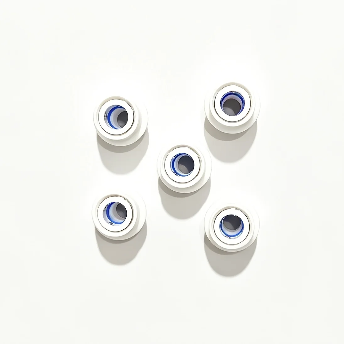 1PC/5PCS 4 Points Durable Male Thread Water Hose Connector Quick Fitting Adapter for Car Wash Gun Washing Machine Tap Garden Wat
