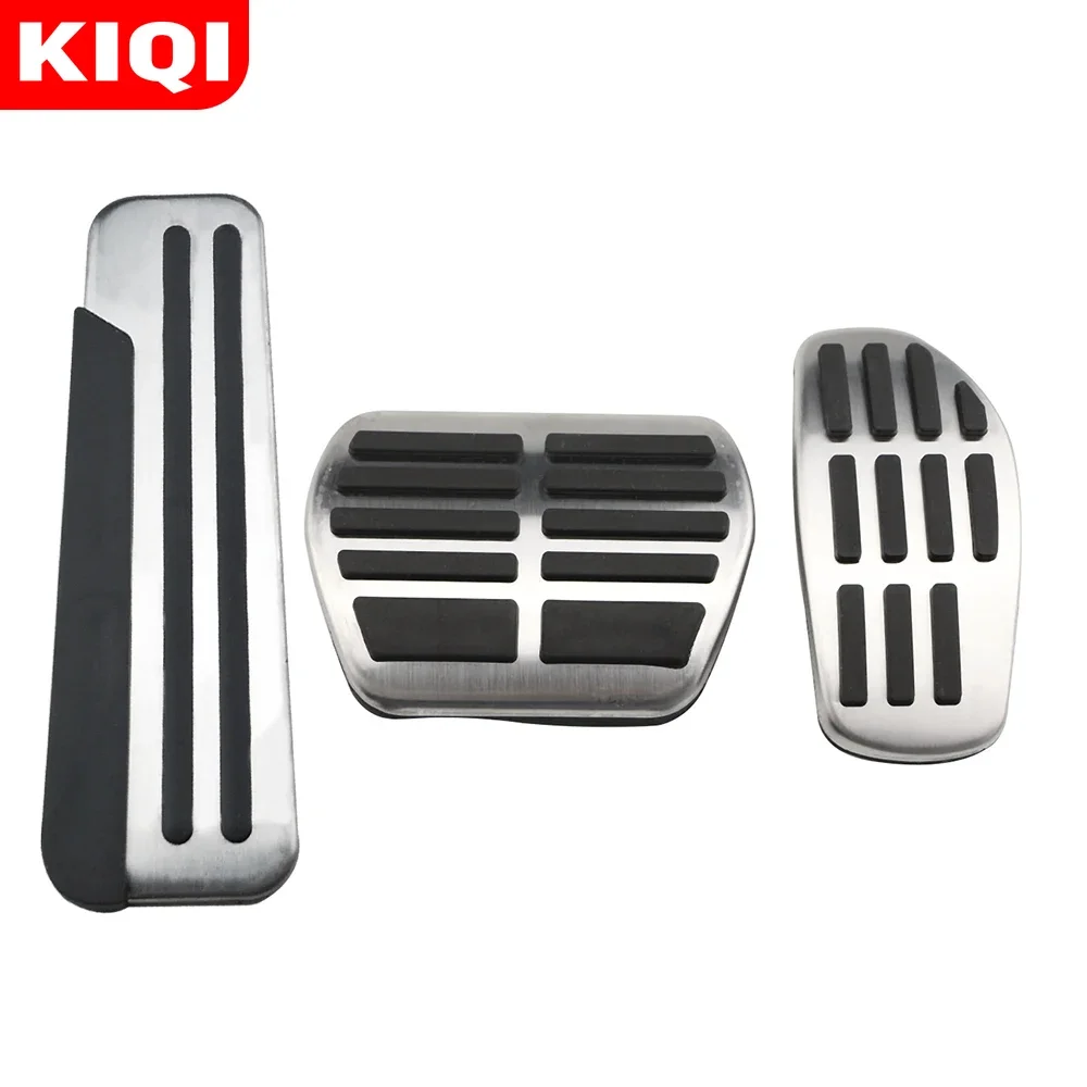 KIQI Stainless Steel AT MT Car Pedals Gas Pedal Brake Pedal Cover Rest Pedale Covers for Renault Espace 2019 2020 Parts