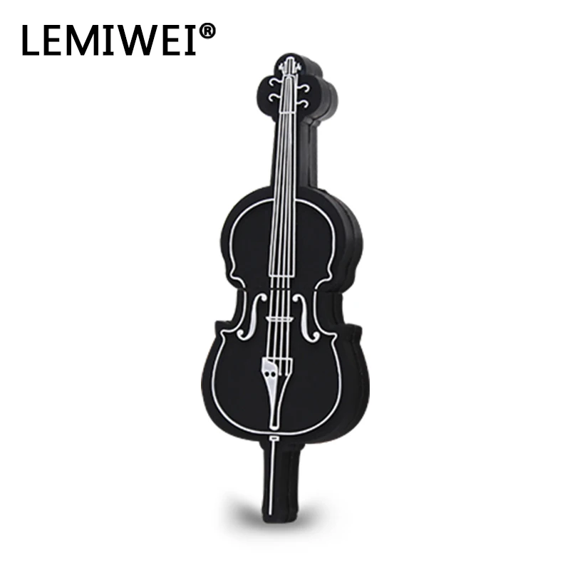 Reboto Hoạt Hình 64GB Đáng Yêu Nhạc Cụ Đàn Vĩ Cầm Lưu Ý Đèn LED Cổng USB 4GB 8GB 16GB 32GB USB 2.0 USB