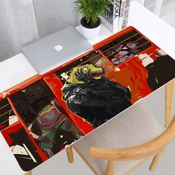 Dorohedoro Mouse Pad Office Laptop Anime Gaming Accessories Keyboard Mousepad Computer Lock Edge Gamer Cabinet Desk Mat Carpet