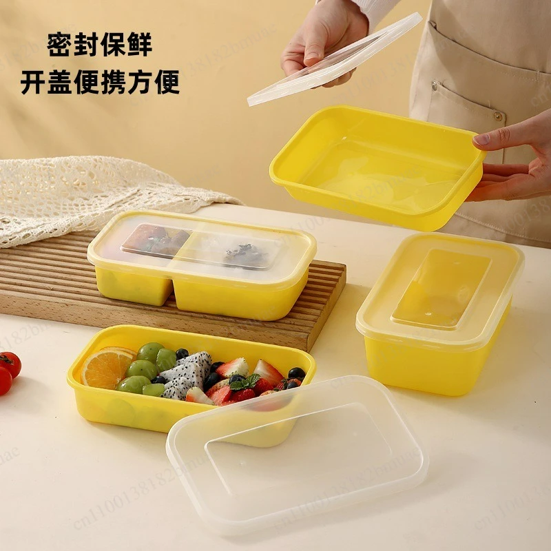 Japanese-style disposable lunch boxes, plastic, household food-grade lunchboxes ---150 sets
