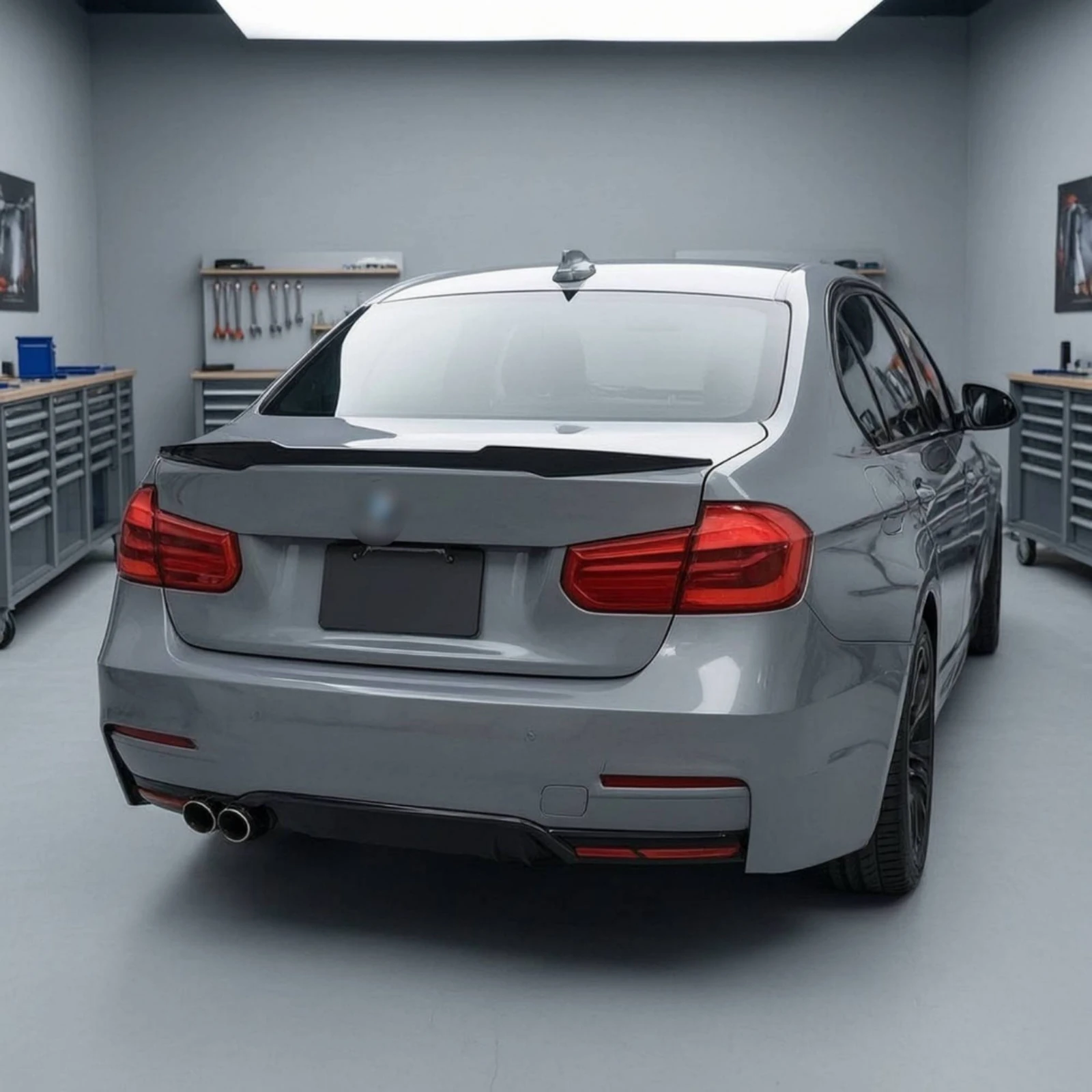 M4 Style Spoiler ABS Rear Trunk Spoiler Lightweight Sleek Profile for Car Enthusiasts