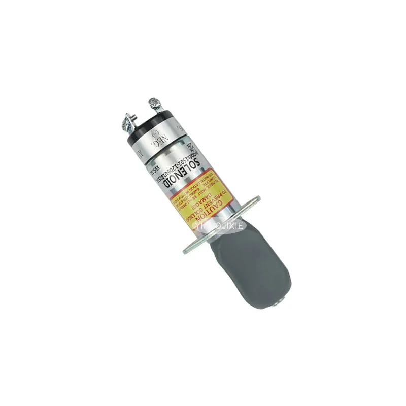 Construction Machinery Excavator Accessories 1502-12D6U1B1S1A Stop Switch Oil Cut-Off Flameout Solenoid Valve for Cummins Engine