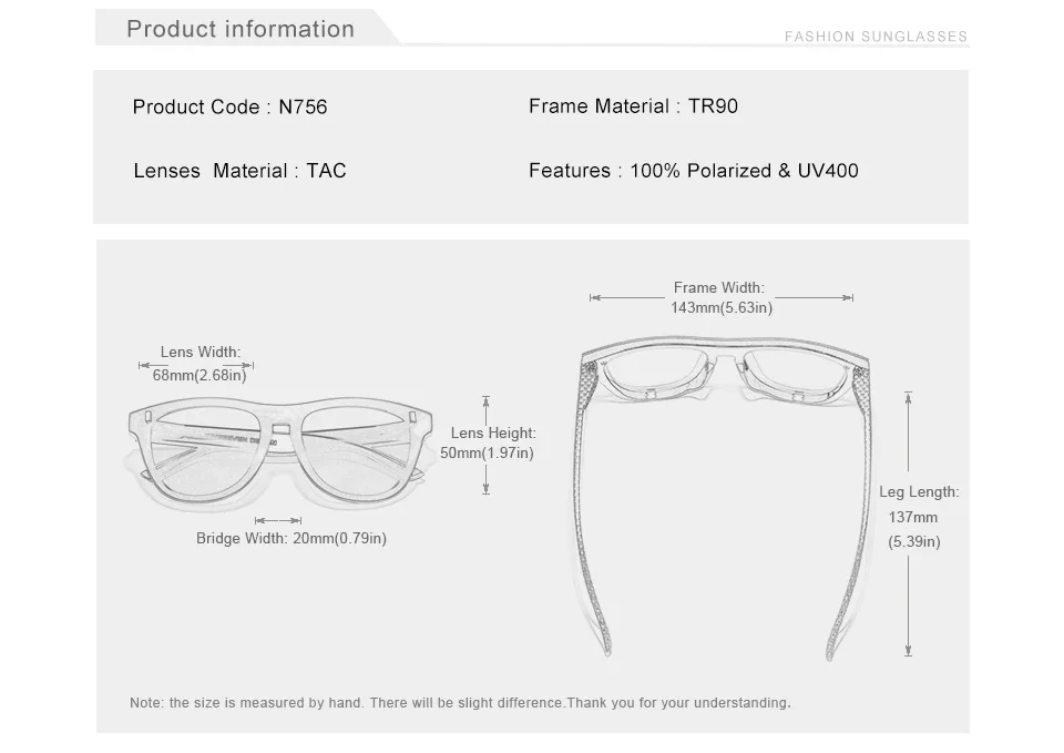 KINGSEVEN Runde Randlose Sonnenbrille TR90 Polarisierte Anti-UV400 frauen Brillen Männer Retro Outdoor Kausalen HD Spiegel Objektiv Gläser – Detail 2