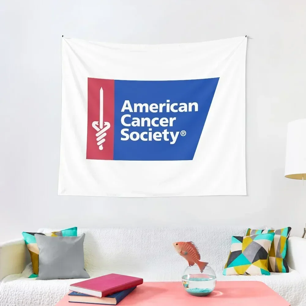 

American Cancer Society Logo Tapestry Wall Hangings Decoration Cute Room Things Wall Hanging Wall Tapestry