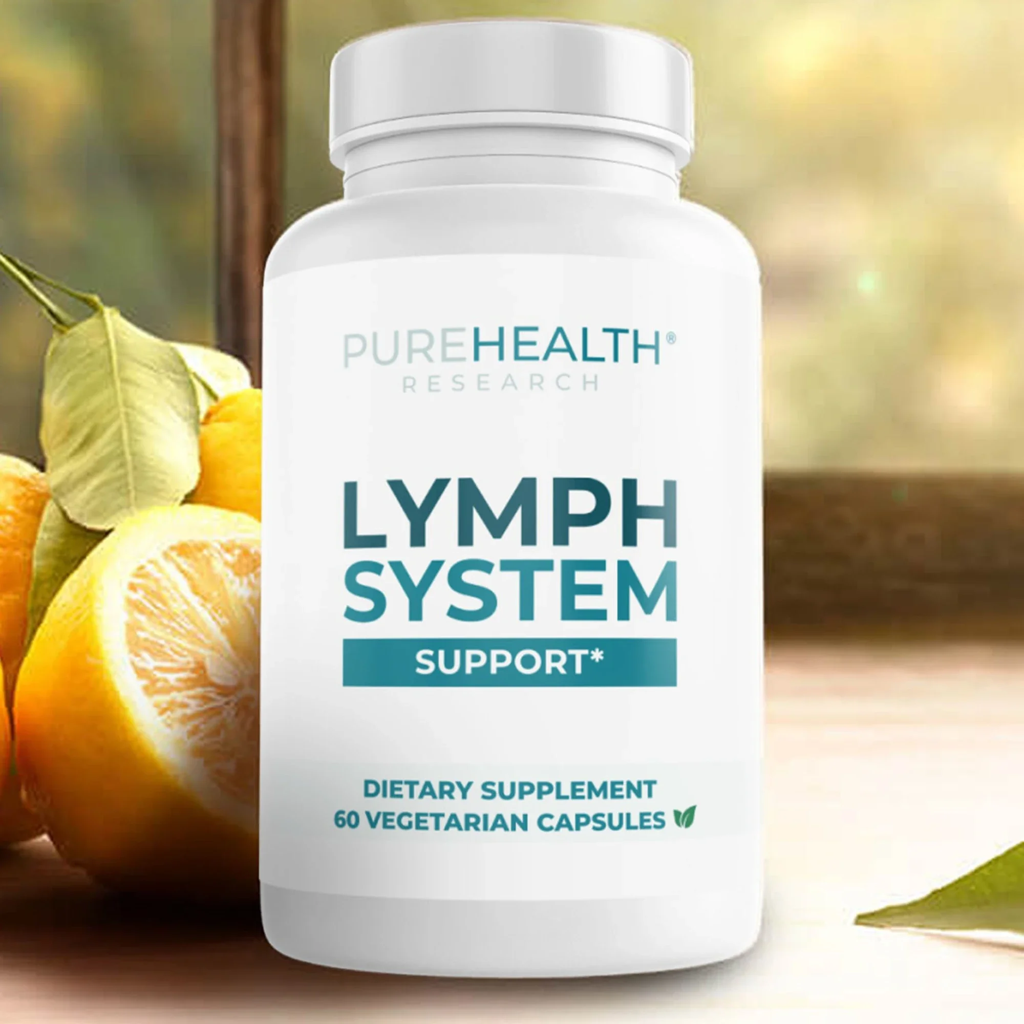 

Lymphatic System Support - Lymphatic Cleansing Immune Support Supplement To Promote Lymphatic Drainage and Relieve Swelling