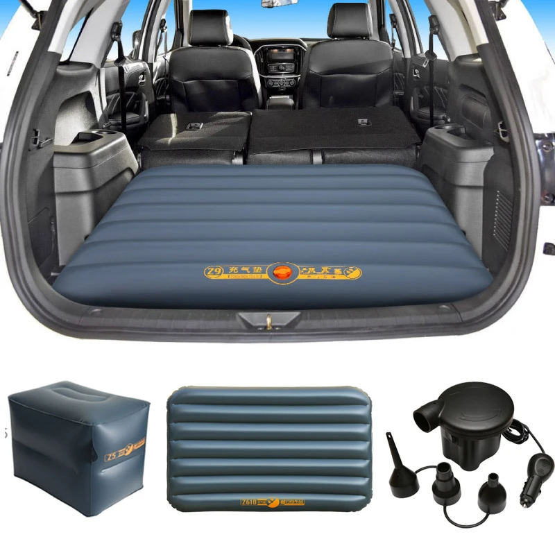 Universal Car Travel Inflatable Mattress Air Bed Back Seat Rear Clearance Pad Gap Padding Long Distance Auto Camping Artifact