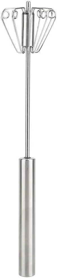 Hand Push Kitchen Beating Mixer, Semi Automatic   Stainless Steel Egg Beater Mixer  Kitchen Gadgets for Beating Stirring Cooking