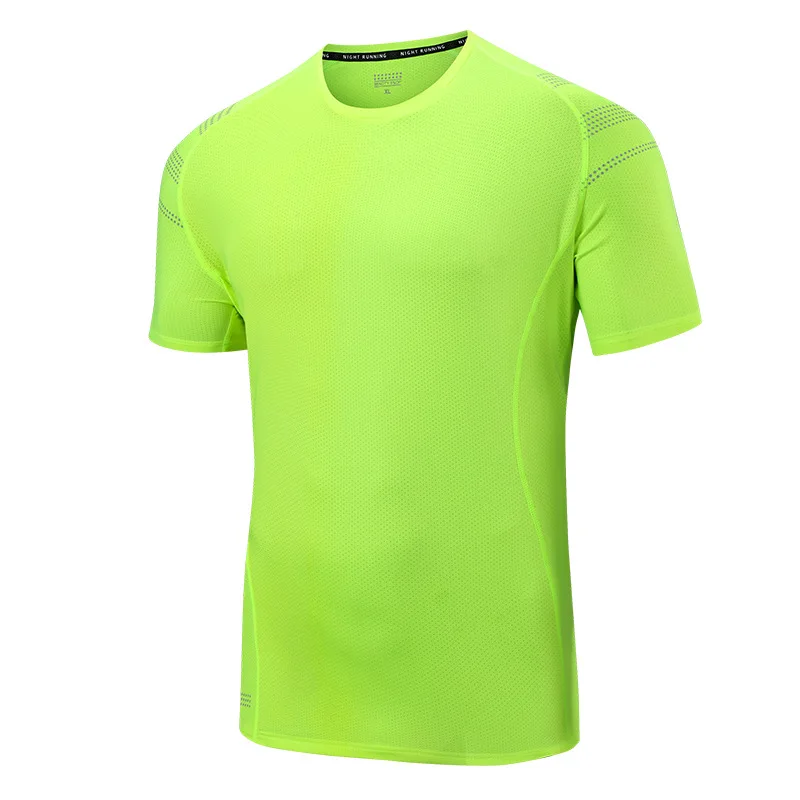 T-shirt Men 8XL Camisetas Hombre Sport Shirt Short Sleeve Tees Fast Drying Breathable Tops Camiseta Hombre Futbol