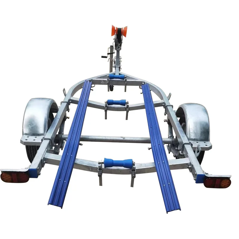 Stainless Steel Marine Trailer Heavy Duty Small Boat Towing Frame With Roller Bracket For Yacht Speedboat Jet Ski