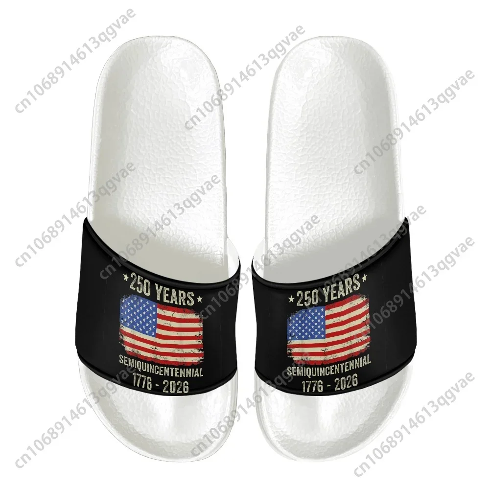 America 250 Anniversary Slippers Home Water Shoes Men Women Teenagers Beach Pool Sandals Custom Summer Slipper