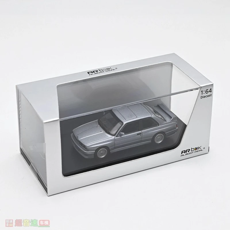 AR BOX 1/64 E30 véhicule à moteur jouet en alliage gris moulé sous pression modèle en métal cadeaux