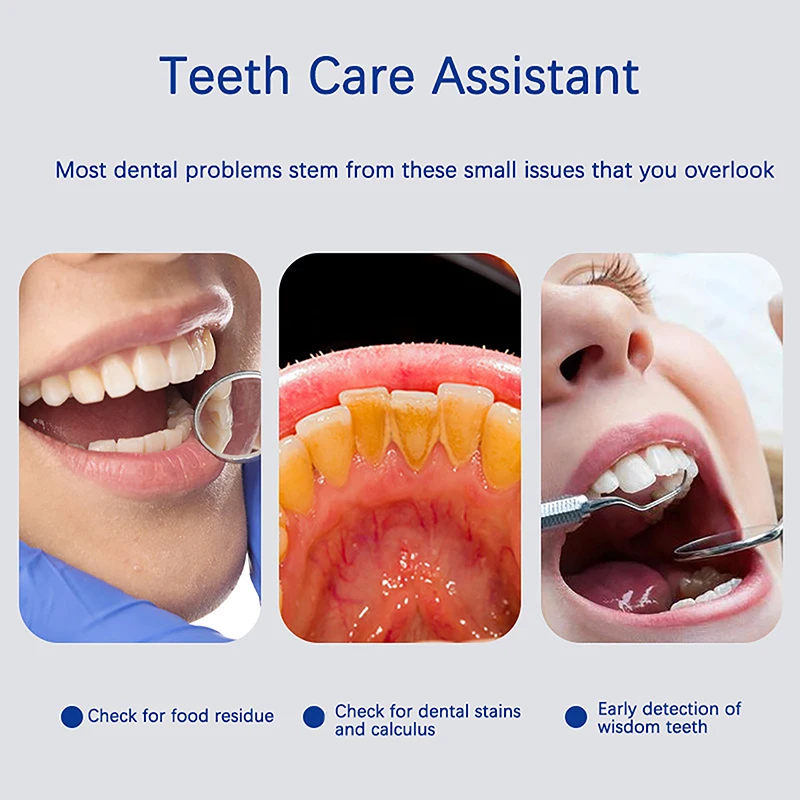 Specchietti dentali per la bocca che controllano l'estensione delle ciglia specchi per il trucco sbiancamento dei denti in acciaio inossidabile strumenti per forniture per ciglia orali puliti