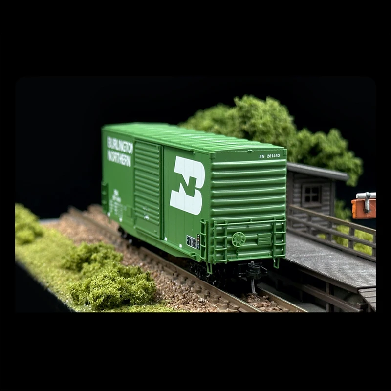 1/160 Train Model Carriage N Scale 0310100091 American 40ft Covered Wagon Caravan Railcar