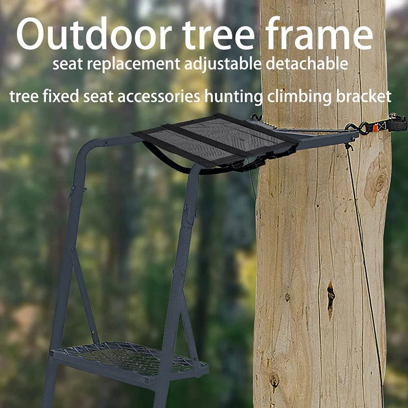 Tree Frames Seats Mesh Ladder Seats Accessories Replacement Adjustable Detachable Tree Fixed Seats Accessories