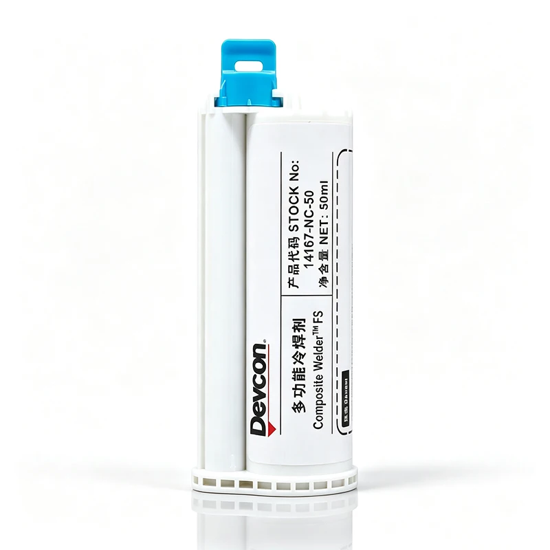 Devcon 14167 Composite Welder FS 50ml Two-Part Methacrylate Structural Adhesive Fast Curing Glue for Metal Plastic FRP Repair