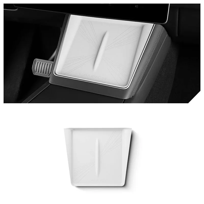 Für TESLA Model Y Juniper Launch 2026 2025, kabelloses Laden, Silikon-Pad, zentrale Steuerung, Ladegerät-Schutzabdeckung, rutschfeste Matte, MY-Zubehör – Detail 8