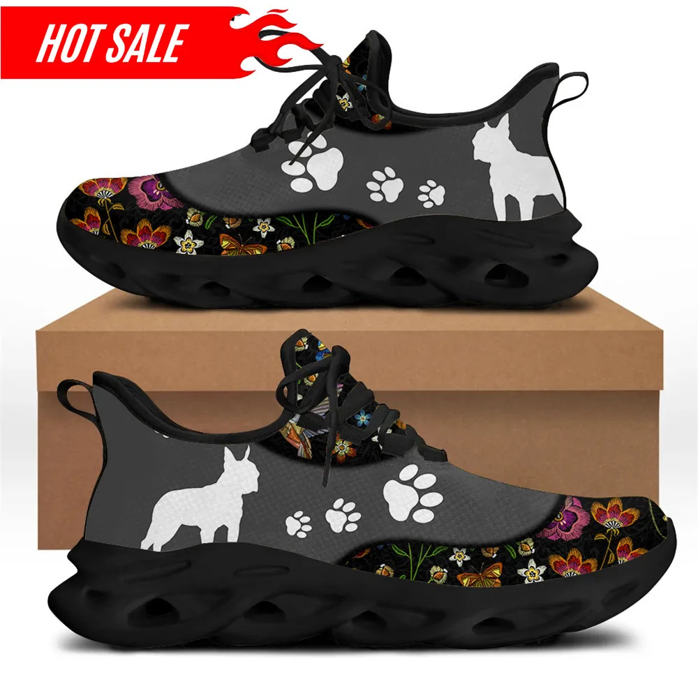 Casual Vet Shoes for Women Veterinary Animal Paw Brand Design Female Lightweight Flat Sneakers Lace Up Footwear 2024