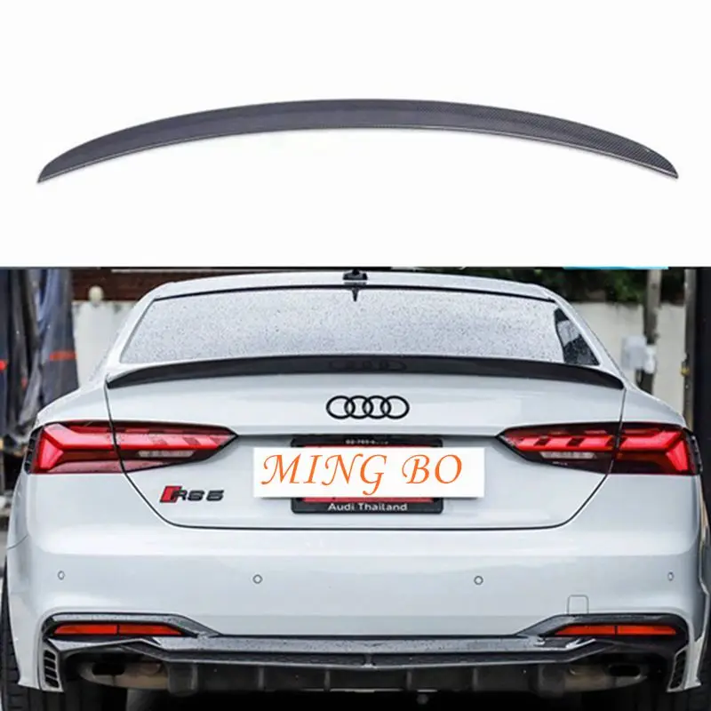 

FOR Audi A5 2 Doors S5 RS5 2017 2018 2019 2020 2021 S Style Carbon Fiber / Forged Carbon Fiber Rear Trunk Spoiler