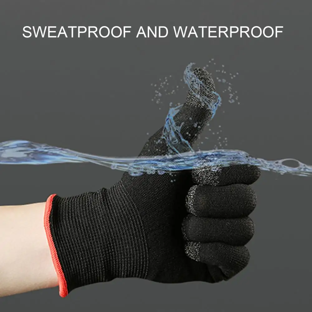 Gaming Mobile Game Gloves Breathable Lightweight Gaming Touch Screen Gloves for Mobile Games Sweat-proof Warm for Gamers