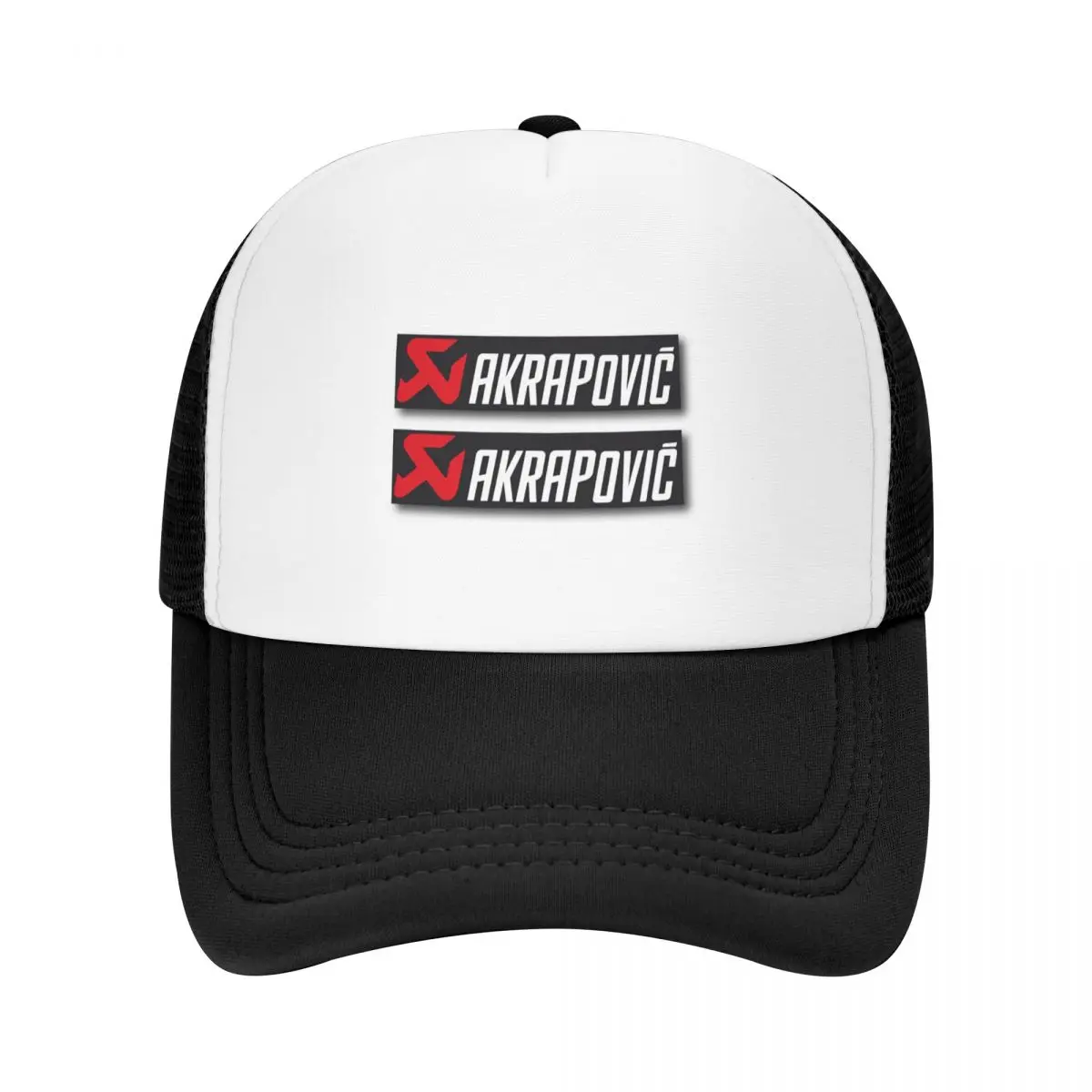 Akrapovics Logo AKS Motorcycle Exhaust Cap Fashion Casual Mesh Baseball Caps Adjustable Hat Hip Hop Summer Unisex Baseball Hats