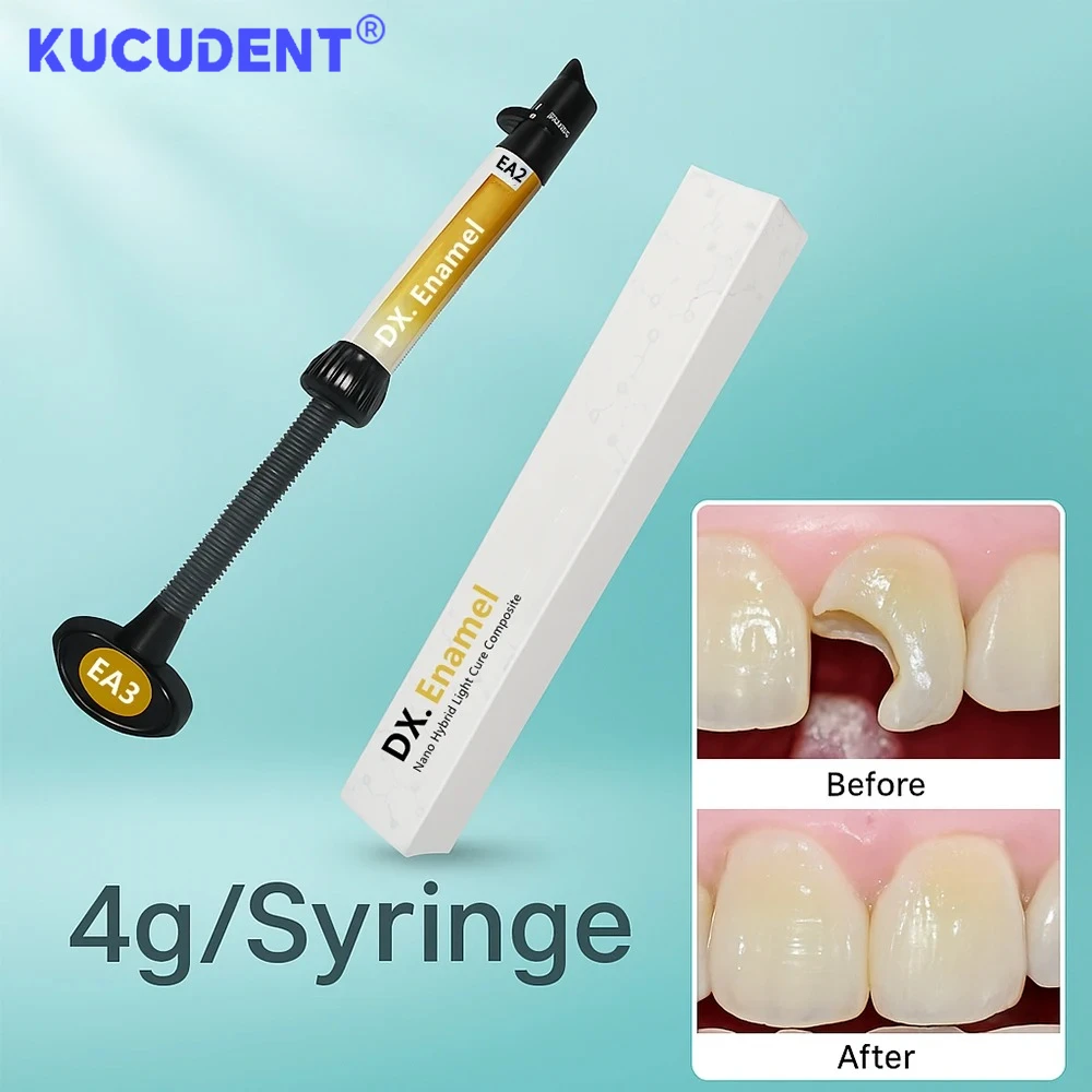 4g/pc Colle dentaire photopolymérisable, Résine composite Dentex, Adhésif de liaison, Matériau de restauration nano-hybride pour dentiste
