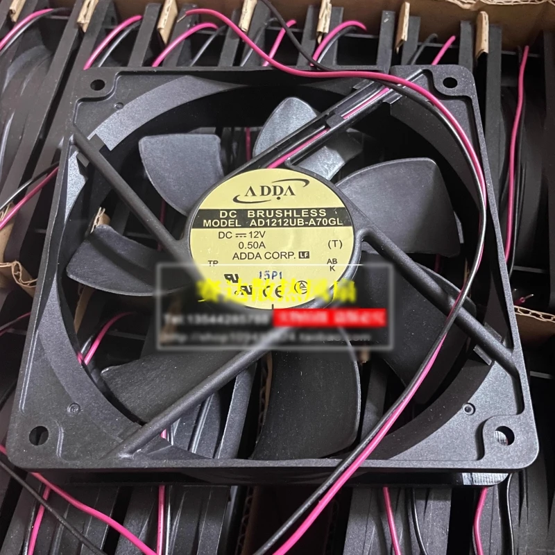 

Бесплатная доставка, новый оригинальный вентилятор охлаждения корпуса ADDA AD1212HB-A70GL 12025 12 В UB