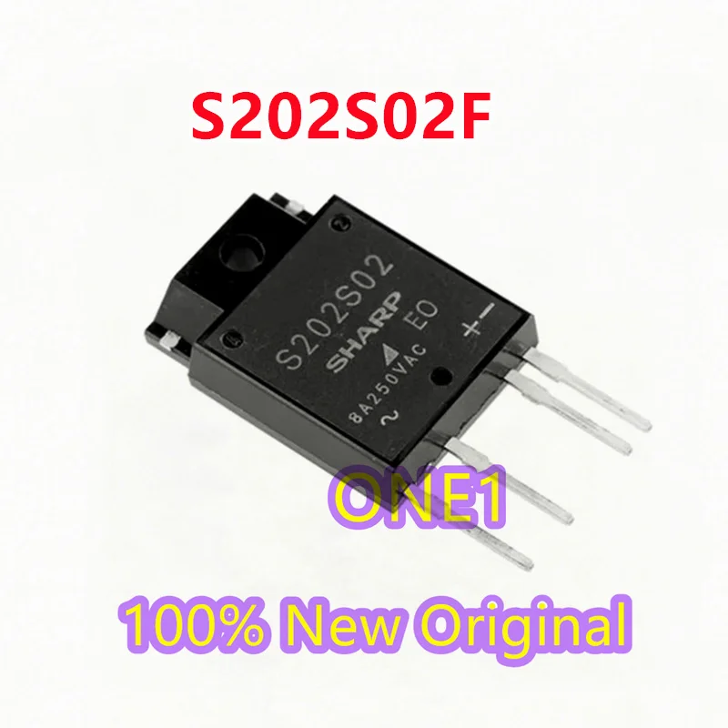 New original S202S02F Solid State Relay Chip Direct Plug ZIP-4 New Stock Electronic Component for Industrial Use