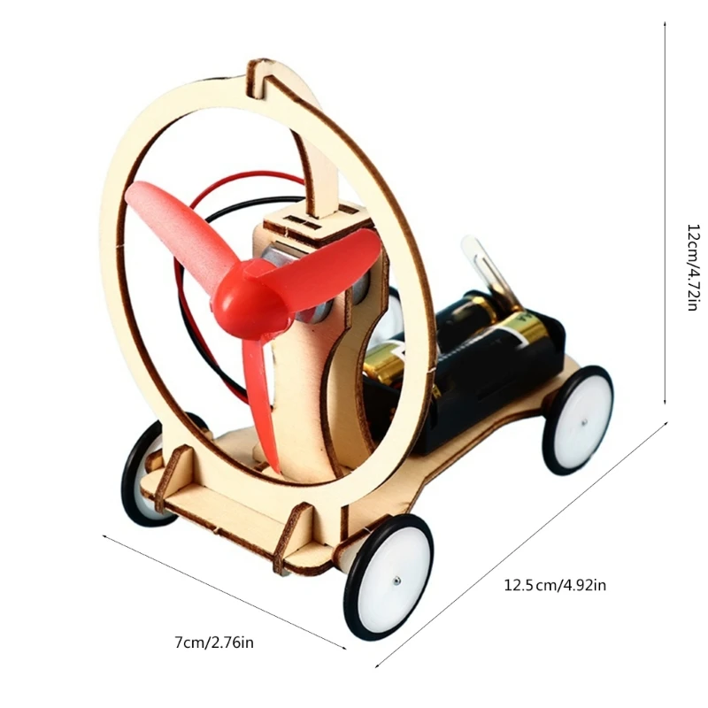 ลมไฟฟ้าโมเดลรถฟิสิกส์การเรียนรู้วิทยาศาสตร์ของเล่นเพื่อการศึกษาสำหรับนักเรียน
