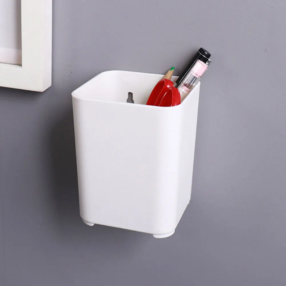 

4pcs Wall-Mounted Pen Holder Household Pencil Organizer Creative Storage Box Multi-Function Desktop Stationery Holder For Desk