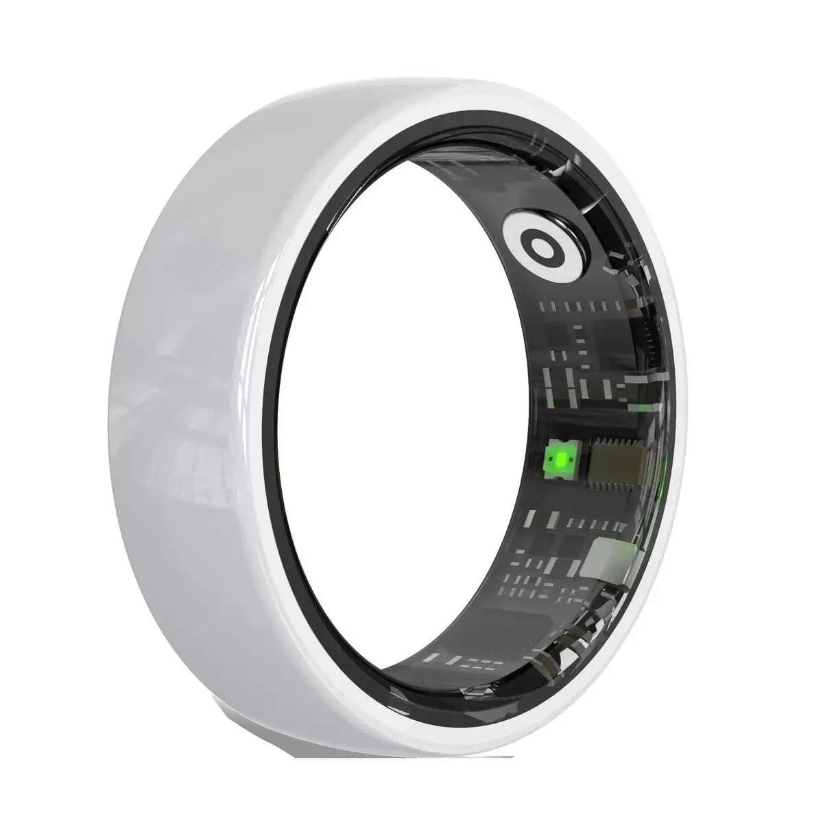 Ceramic Bluetooth Smart Ring Gesture Control Heart Rate Sleep Step Tracking Sports Recording Wearable Tool