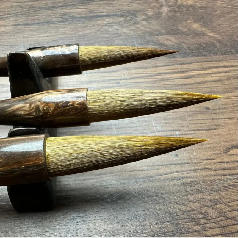 Weasel Hair Brushes Set Wolf Hair Chinese Calligraphy Brush Pen Regular Script Writing Brush Chinese Painting Brush Tinta China