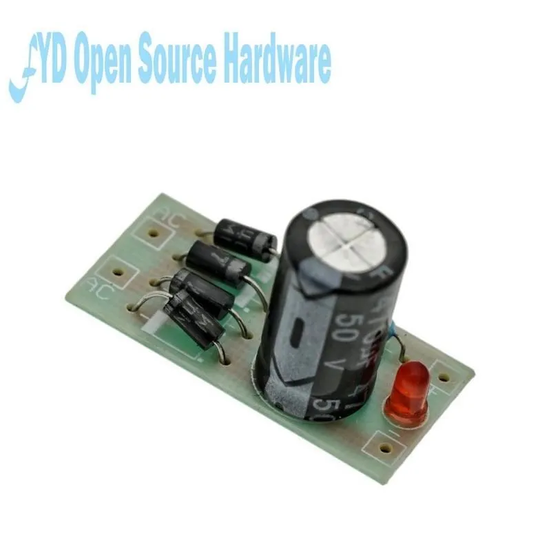 1pcs AC To DC Power Conversion Module 1N4007 Full Bridge Rectifier Filter 12V 1A AC DC Converter