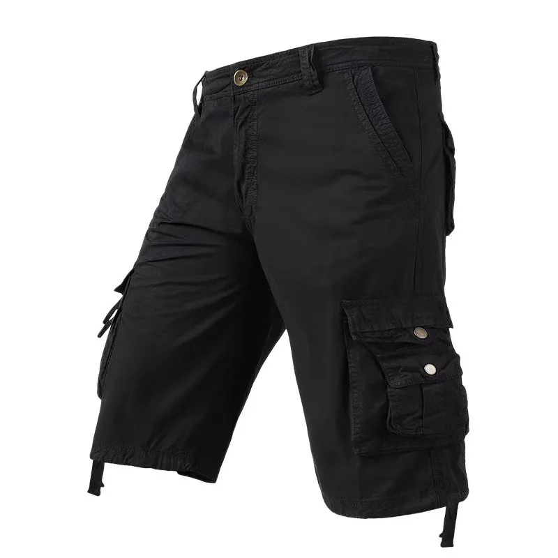 Summer Loose 5-point Casual Tooling Shorts Large Size Multi-pocket 5-point Medium Pants