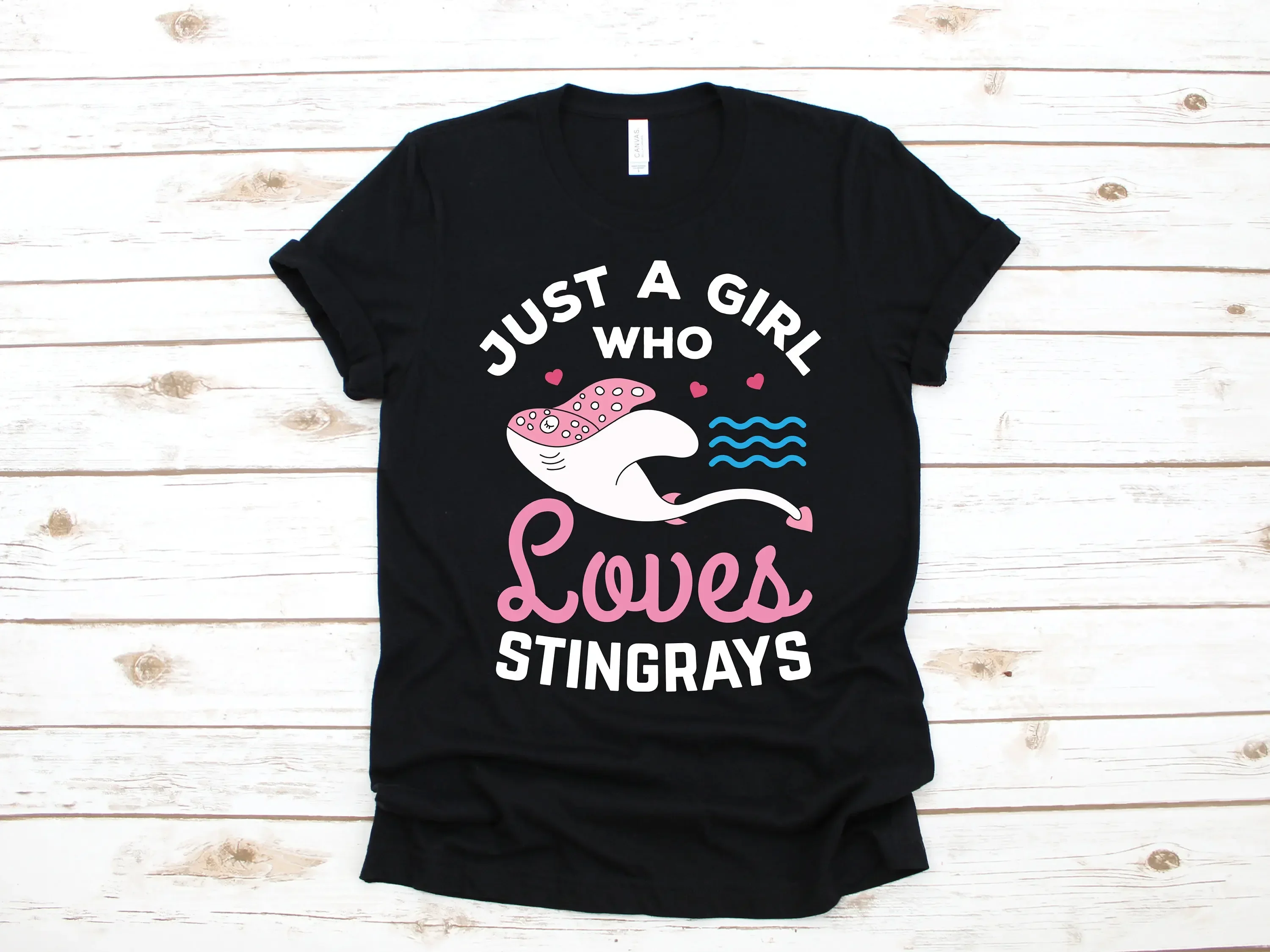 Girl Who Loves Stingrays T Shirt Stingray Aquarium Kids SweaT Toddler