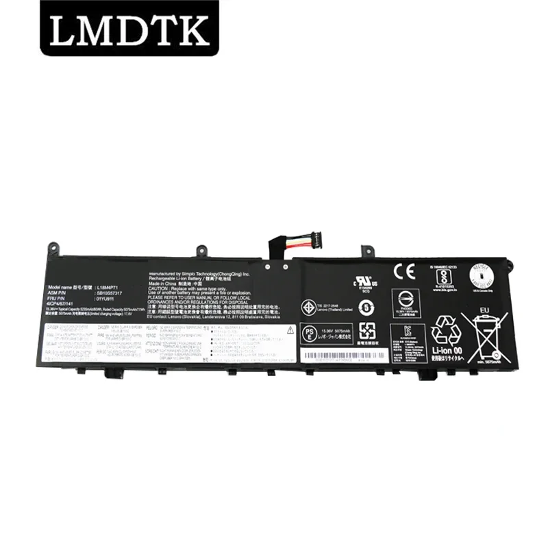 

LMDTK New L18M4P71 80WH Laptop Battery For ThinkPad X1 Extrene Gen 1 P1 Gen 2 2018 2019 L17C4P72 L17M4P72