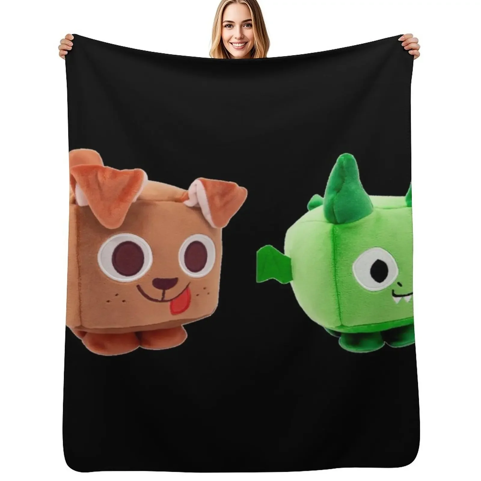 

pet simulator x Throw Blanket valentine gift ideas Quilt Personalized Gift Blanket
