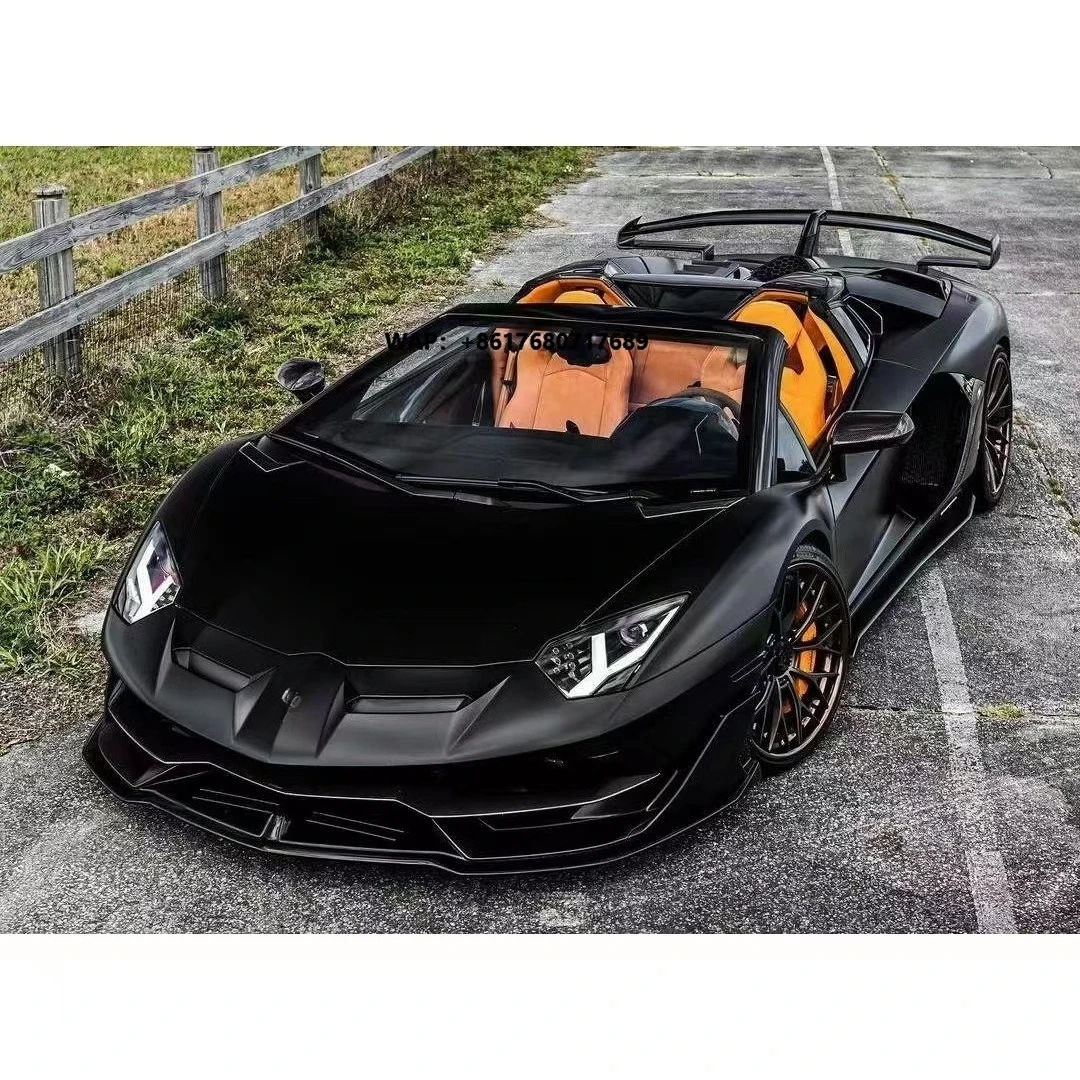 Runde for  Aventador LP700 LP720 Upgrade LP750 SVJ Style Body Kit Front Bumper Rear Bumper Hood Side Skirt Spoiler