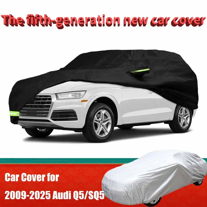 

Автомобильные чехлы на заказ для Audi Q5/SQ5 2009-2025 гг., ветрозащитные, уличные, для воды, снега, дождя, пыли, защита от града